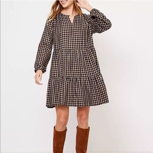 Loft Ruffle Tiered Dress